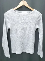 ◇ ⊇ BEAUTY & YOUTH ビューティアンドユース ボートネック 長袖 Tシャツ カットソー 表記なし グレー レディース P  【1409250037061】