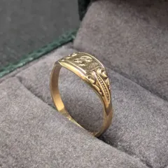 希少 グッチ GUCCI トムフォード期 18WG シグネット リング金無垢