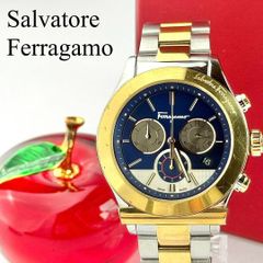 K6924 サルバトーレフェラガモ FFM110016 1898 紺 メンズ - メルカリ