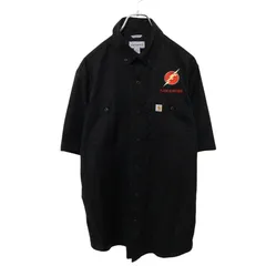 【Carhartt】 企業ロゴ刺<!-利用不可文字-!> ボタンダウン ワークシャツ S-1186