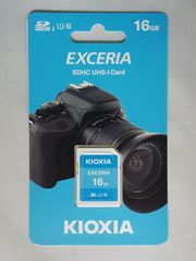 【新品・未開封】16GB SDHCカード SDカード KIOXIA キオクシア EXCERIA Class10 UHS-I U1 R:100MB/s