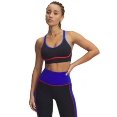 【送料無料】 アンダーアーマー レディース ブラジャー アンダーウェア Under Armour Project Rock Medium-Impact Sports Bra Black