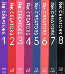 애니메이션 Blu-ray Re:CREATORS 완전 생산 한정판 전 8권 전 8권 세트