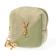 サンローラン パリ チャーム ポーチ 小物入れ Airpodsケース イヤホンケース