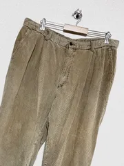 【ST. JOHN'S BAY】90s 2タック コーデュロイパンツ 42 stjohnsbay セントジョンズベイ 長袖 ビックサイズ ヴィンテージ 古着