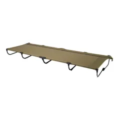 数量限定　約207×68×16cm コンパクト収納】オリーブ スチールローコット 組立簡単 アウトドアベット SLC22-CZ 武田コーポレーション【ローコットのサムネイル