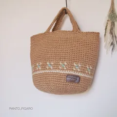 ❀お花❀    ハンドメイド かごバッグ