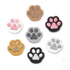 【迅速発送】GOODCHI アイロン ワッペン 物 カートゥーン 猫のつめ 7枚セット おしゃれ パッチ 補修 刺繍 アップリケ DIY 女の子 男の子 かわいい 装飾 (A)