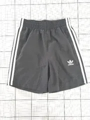 ◇ Θ adidas アディダス サイドライン ショート パンツ サイズXS ブラック系 メンズ E  【1509100083344】