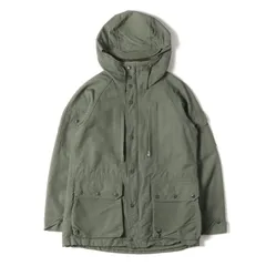 美品 Engineered Garments エンジニアドガーメンツ ジャケット サイズ:M フーデッド フィールド パーカージャケット (Field Parka - Cotton Double Cloth) オリーブグリーン【メンズ】のサムネイル