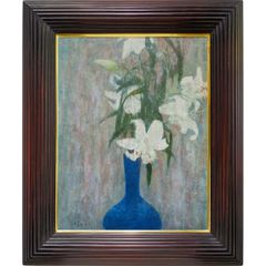 ☆E・フィールダー『ひまわり（F10号）』油彩画 絵画