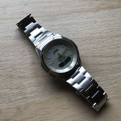 CASIO　カシオ　WAVE CEPTOR　電波ソーラー腕時計　（アナログ×デジタル コンビ）