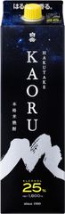 高橋酒造 白岳 KAORU パック [ 米焼酎 25度 熊本県 1800ml ] 4958782252048/002135