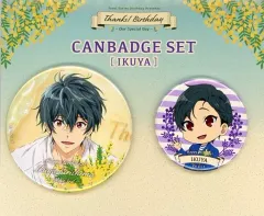 【中古】バッジ・ピンズ 桐嶋郁弥 Thanks! Birthday 缶バッジセット(2個セット) 「Free! Series Birthday Presents」