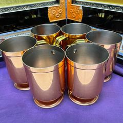 【6客セット】Shinko　新光金属　COPPER100　リファインド・シリーズ　銅製マグカップ