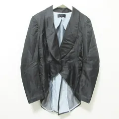 極希少　コムデギャルソン　タキシード　燕尾ジャケット　黒S ブラックコムデギャルソンBLACK COMME des GARCONS ギンガム