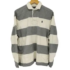 ポロバイラルフローレン Polo by RALPH LAUREN 90s CUSTOM FIT ボーダーラガーシャツ メンズ import：M 