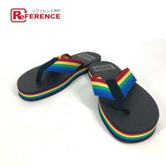 SAINT LAURENT PARIS サンローランパリ サンダル レインボー ビーチサンダル ラバー