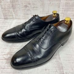 美品】銀座ヨシノヤ ストレートチップ 紳士靴600ブラック アノネイ