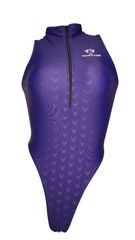 SWIMHXBY 競泳水着 レディース ネイビー フロントジップ Tバックスタイル  ウォーターポロ S-7XL