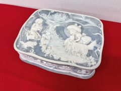 【na-00046】incoiay　インコレイ　ストーン　ジュエリーボックス　ヴィンテージ　アンティーク　※4月末までの掲載予定です。