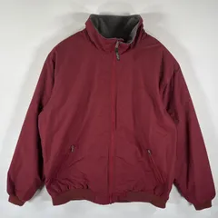 【USA製】エルエルビーン　刺繍ロゴ　フリースナイロンジャケット　Lサイズ. 90s USA製 L.L.Bean ALL CONDITIONS 刺繍 ライナー フリース