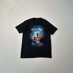 タルテックス　ピーターパン　ディズニー　グラフィック　プリント　Tシャツ　J. M. Barrie tlutex Peter Pan Disney Movie anime character print t-shirt 00s