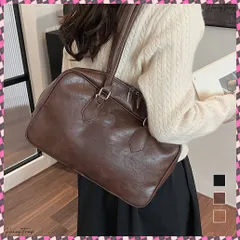 送料無料 ロングハンドルボストンバッグトートバッグ 韓国風 大容量ショルダーバッグ ファスナー付き マチ広めハンドバッグ おしゃれ肩掛けカバン 女子通学通勤 無地かばん合皮 オフィスカジュアル 上品カバン 高見え 男女兼用PUトート