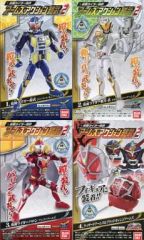 【中古】食玩 トレーディングフィギュア 全4種セット 「仮面ライダー鎧武 アームズアクション鎧武2」 