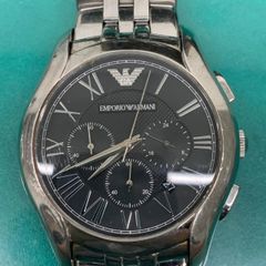 電池・パッキン交換済 3年保証】EMPORIO ARMANI 腕時計 ネイビー 