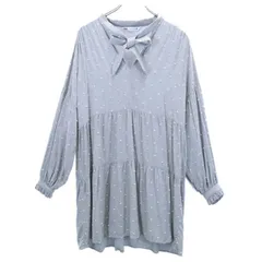 ザラ 長袖 ワンピース M グレー系 ZARA レディース 古着 R221106