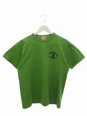 サムライジーンズ SAMURAI JEANS 15周年 両面 プリント 半袖 Tシャツ カットソー M グリーン系 ドクロ トップス