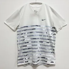 古着　NIKE　ナイキ　THE NIKE TEE　ザ ナイキ ティー　半袖Tシャツ　Vネック　ドライTシャツ　ユニセックス　ホワイト　Lサイズ