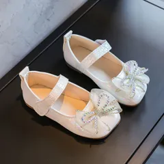 ☆ ホワイト ☆ 35(21cm) ☆ フォーマルシューズ 女の子 pmysf991 子供 女の子 フォーマルシューズ フォーマル 靴 キッズ シューズ 子供靴 ストラップ パンプス フラット くつ クツ リボン ピアノ 発表会 セレモニー 結婚式