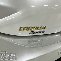 【松印】車種専用 エンブレムフィルム (リア COROLLA) トヨタ カローラスポーツ ZWE211H ZWE213H ZWE219H NRE210H NRE214H MZEA12H ハイブリッド