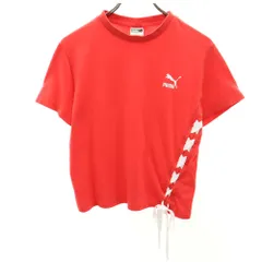 プーマ 半袖 Tシャツ S 赤 PUMA レディース 古着 【240506】 メール便可