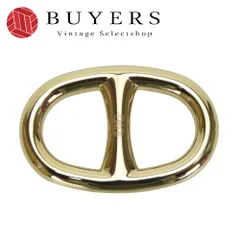 【中古】美品 エルメス スカーフリング シェーヌダンクル メタル ゴールド GP アクセサリー メッキ レディース 女性 HERMES