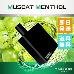 TARLESS NEXT（ターレスネクスト）カートリッジ 2個セット マスカットメンソール ベイプ 持ち運びシーシャ vape 電子タバコ 爆煙