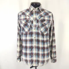 HYSTERIC GLAMOUR【ヒステリックグラマー】長袖ウエスタン/フランネルシャツ【メンズS/マルチカラー/チェック柄】Vintage/Tops/Shirts◆BJ002-g