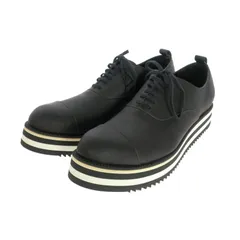 コムデギャルソン COMME des GARCONS シャークソールレースアップシューズ レザー 靴 24.5cm ブラック 黒のサムネイル