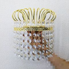 ★シャンデリア補修パーツ★金メッキ＆ガラスビーズ★デコトラ★サロンバス★トラック