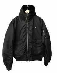 マルセロバーロン マルセロブロン MARCELO BURLON ×ALPHA アルファ MA-1 JACKET ファー付き 中綿 ブルゾン ジャケット L 黒 ブラック ブランド古着ベクトル 中古☆AA★250811のサムネイル