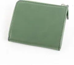 [Boosters] 本革 L字ショートウォレット ミニ財布 （ダークブルー）ファスナー式