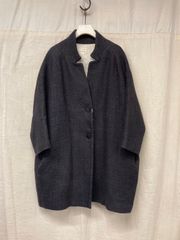 □POMANDERE コート 142-662 LINEN/WOOL OVERCOAT - CIRCULABLE SUPPLY