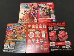 ワンピカード filmred特典パック 広告カード 5枚セットのサムネイル