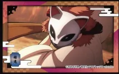 【中古】食玩 ステッカー・シール 錆兎(横) 「鬼滅の刃 デコステッカー ガムつき」 