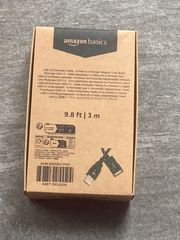 2本セット 新品未開封 Amazonベーシック USB 延長ケーブル USB-A 2.0 プリンター対応 速度480Mbps 3.0m (タイプAオス - タイプAメス) ブラック