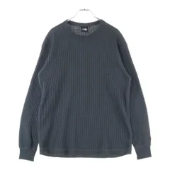 THE NORTH FACE (ザノースフェイス) L/S Warm Waffle Crew ロングスリーブ ウォームワッフルクルーネック 長袖カットソー グレー NP62032