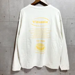 MISHIMA MART ミシママート ロンT プリント ロングスリーブ Tシャツ 長袖 トップス JOURNAL STANDARD ジャーナルスタンダード L ホワイト 白  メンズ SG240-6