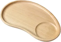 kicoriya カフェトレイ 木製 トレー おぼん ランチョンマット お盆 キャンプ 小 ブナ( ナチュラル)